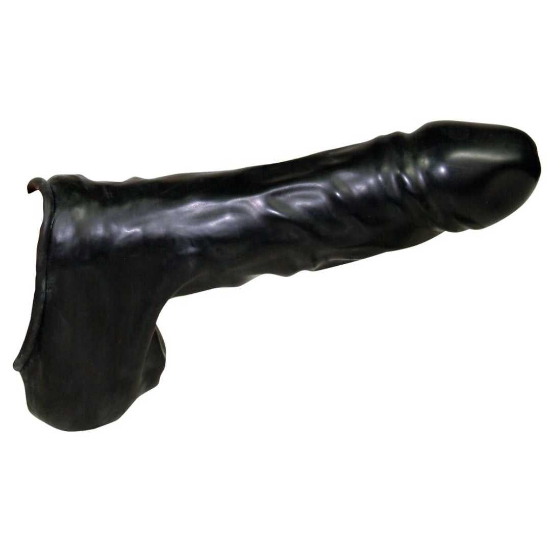 Penis-/Hodenhülle „Black Sleeve“ aus Latex | You2Toys