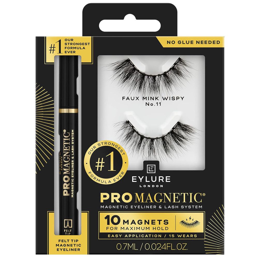 Eylure London - Promagnetic Wimpern & Eyeliner – Faux Mink Wispy 1 Pc