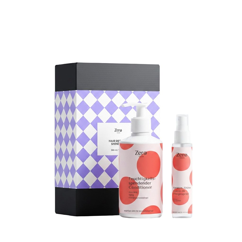 Zero Skin Repair & Shine Routine Set Conditioner Leave In Spray, reparierend glanzverleihend 390 ml
