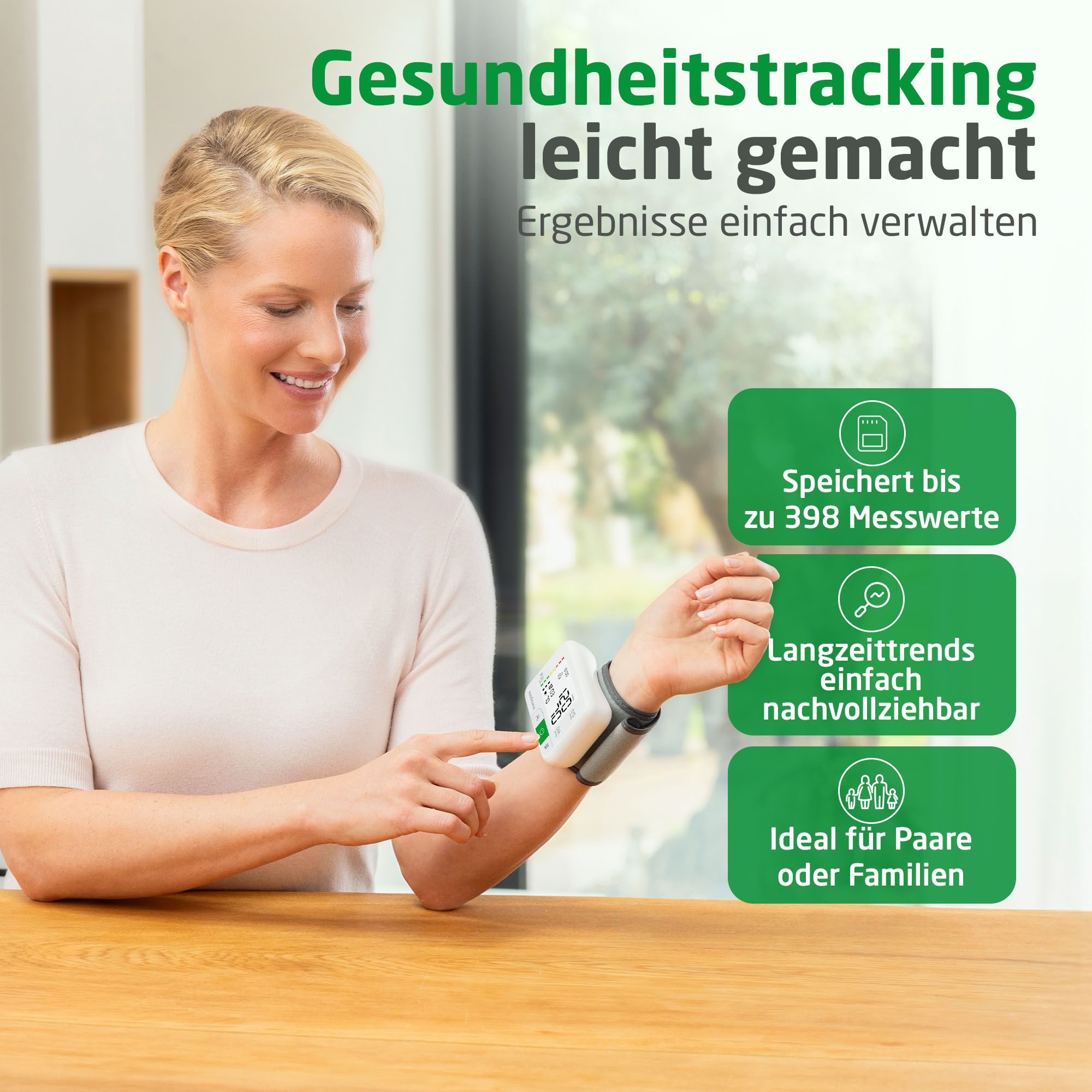 medisana BW 355 Handgelenk-Blutdruckmessgerät