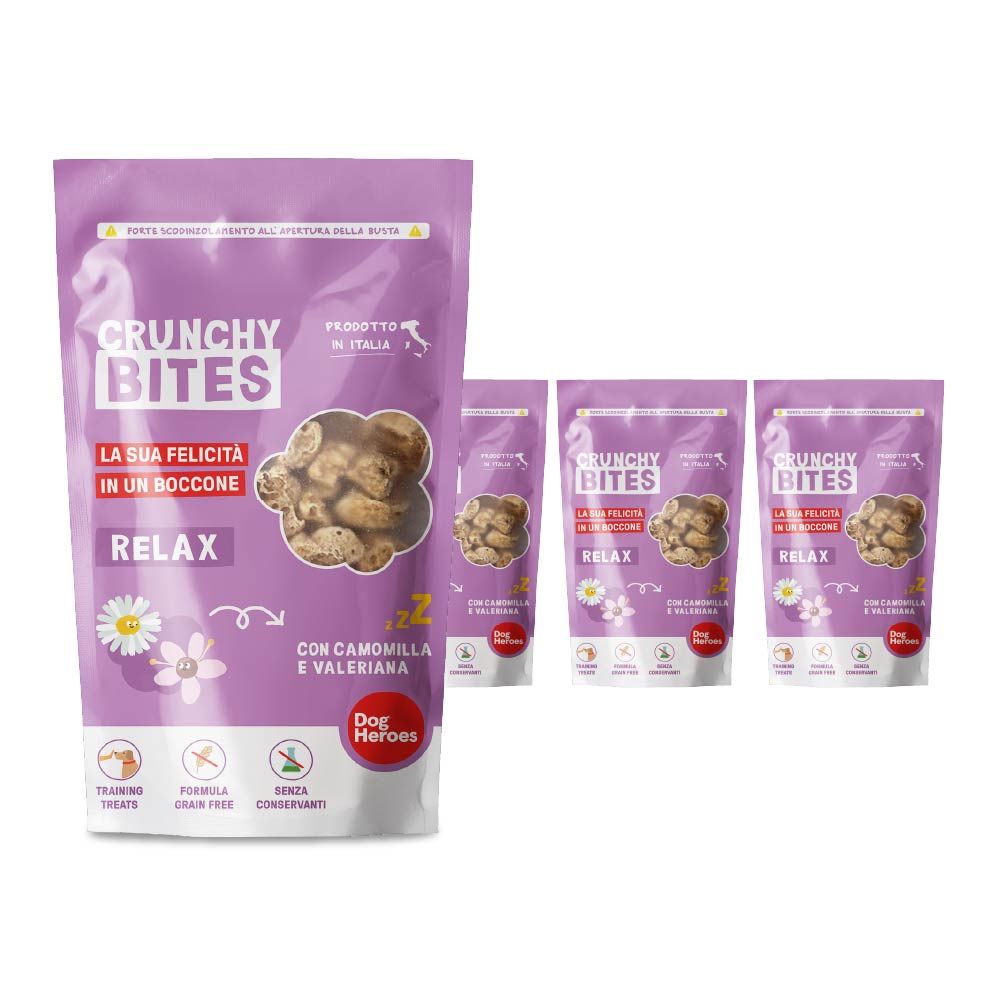 Dog Heroes Crunchy Bites Relax Multipack 4x