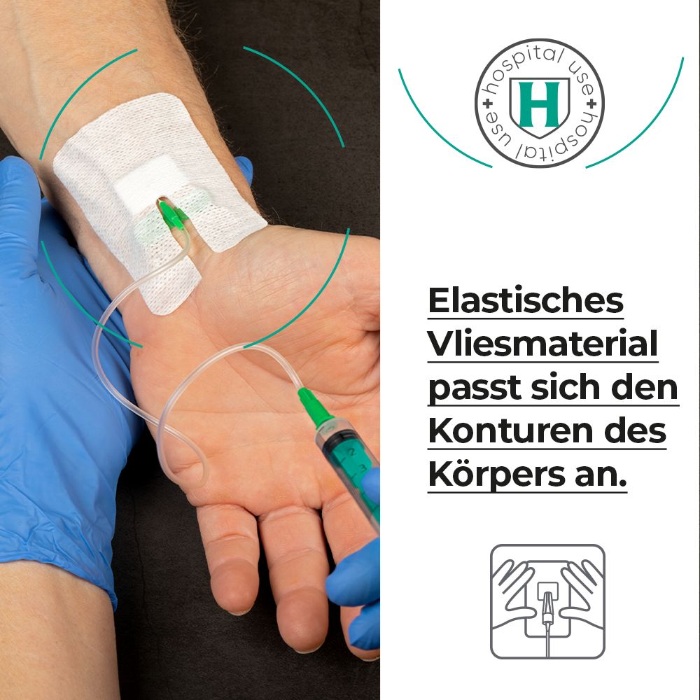 Medrull Ultra Pore sterile Kanülenpflaster / Kathetherpflaster 6 x 8 cm, 50 Stück