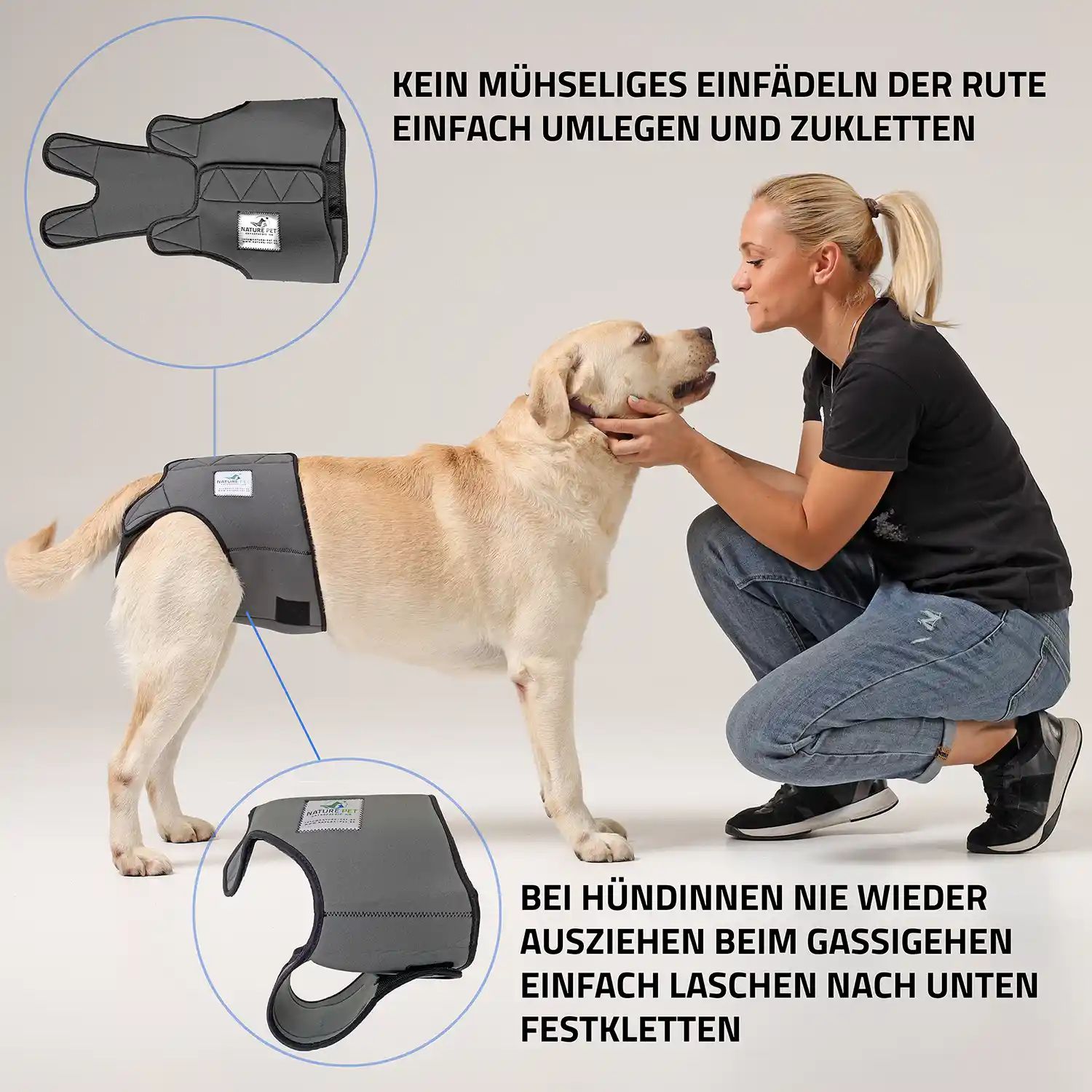 Nature Pet Läufigkeitshose und Inkontinenzhose