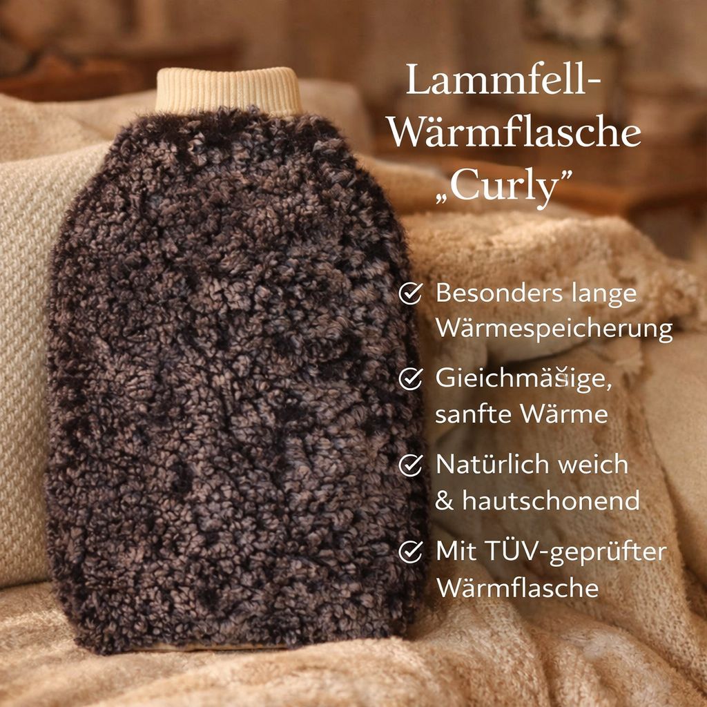 Heitmann Felle Lammfell-Wärmflasche