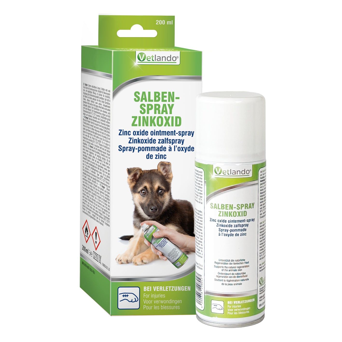 Vetlando Salben-Spray Zinkoxid