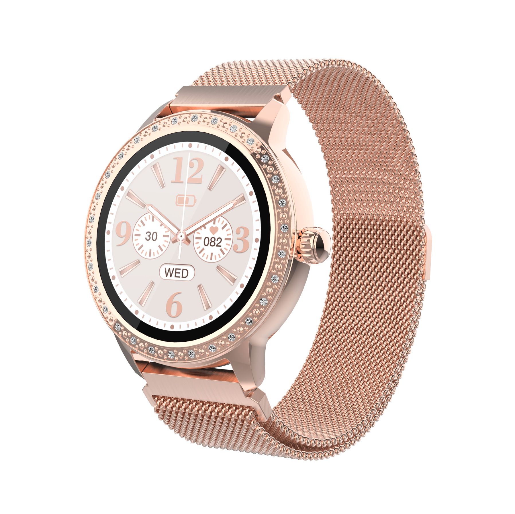 Denver Damen Smartwatch SW-360RO rosegold 24,5mm Bluetooth 1,2" Touchdisplay