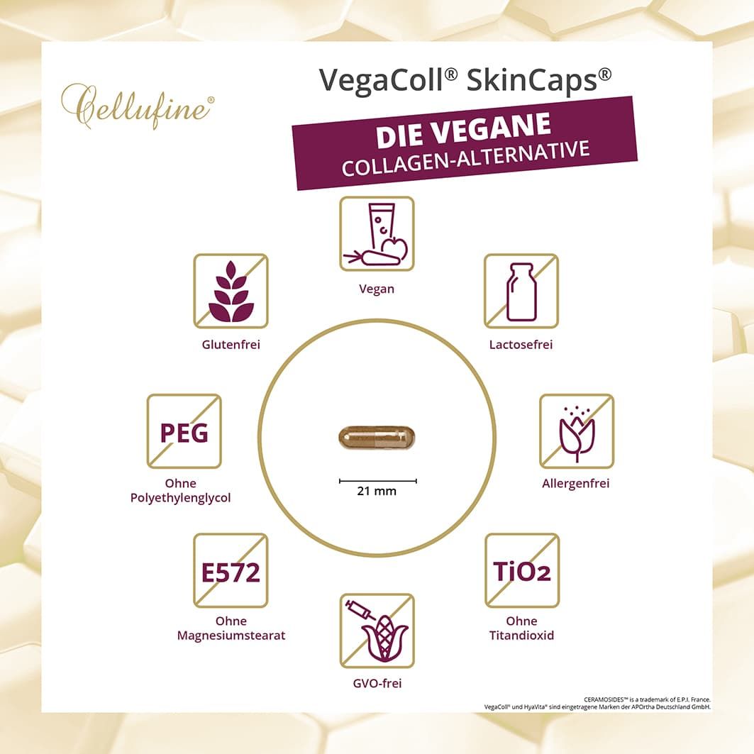 Cellufine® VegaColl® SkinCaps® - Collagen-Alternative-Kapseln