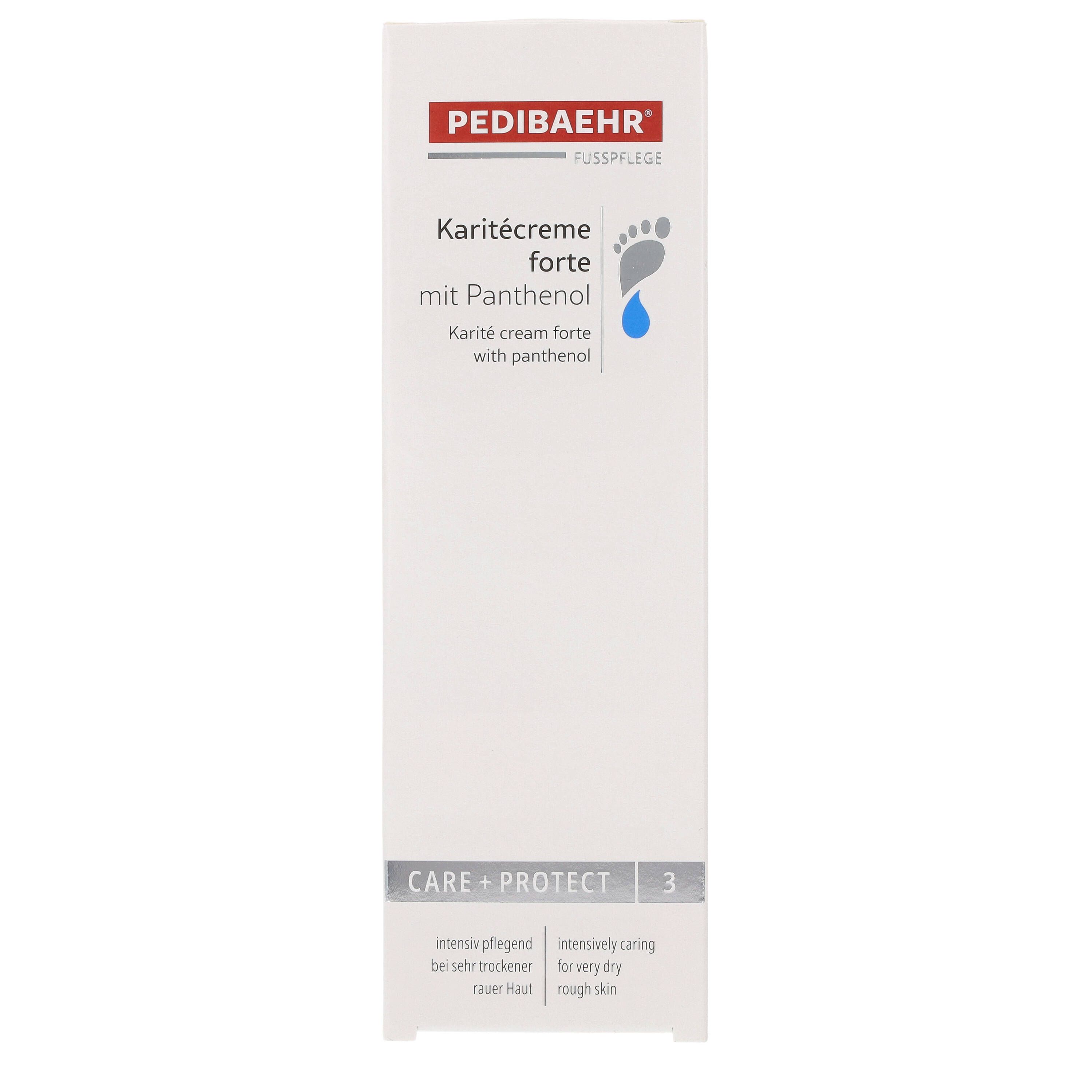 Pedibaehr Karitécreme forte mit Panthenol 125 ml Fußcreme