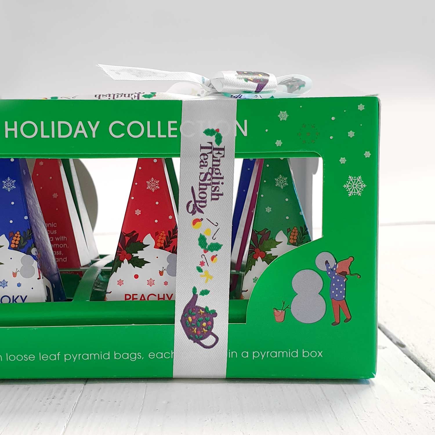 ETS - Tee Geschenk mit Schleife Holiday Collection Grün bio