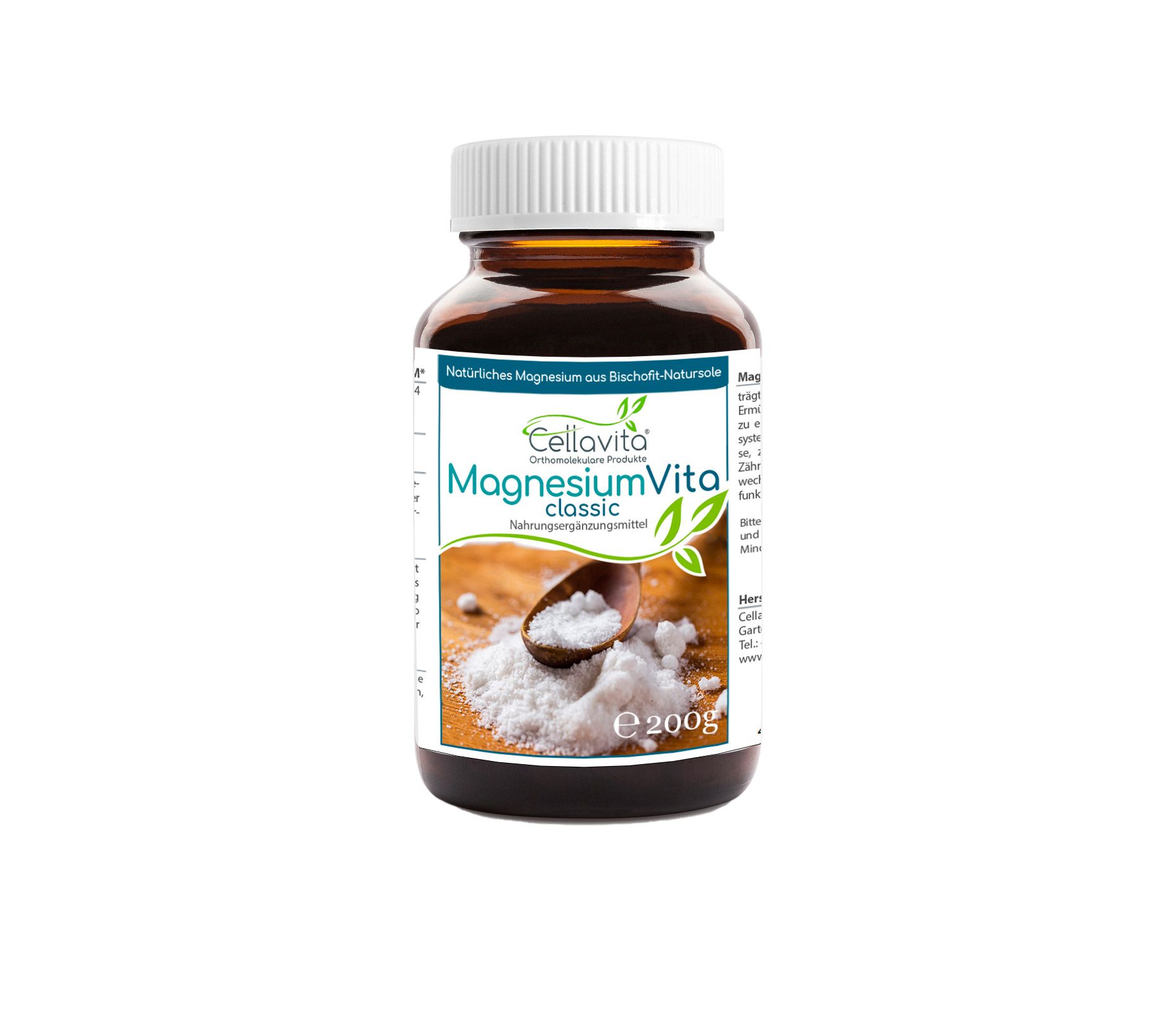 Cellavita - Magnesium Vita 'classic' (100%) Pulver 200 g