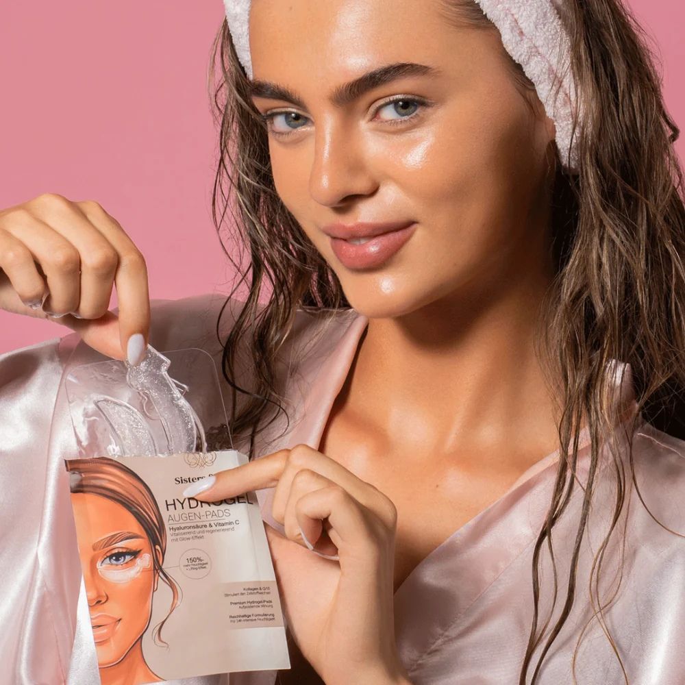 Sisters & Me Hydrogel Augen-Pads mit Hyaluronsäure und Vitamin C