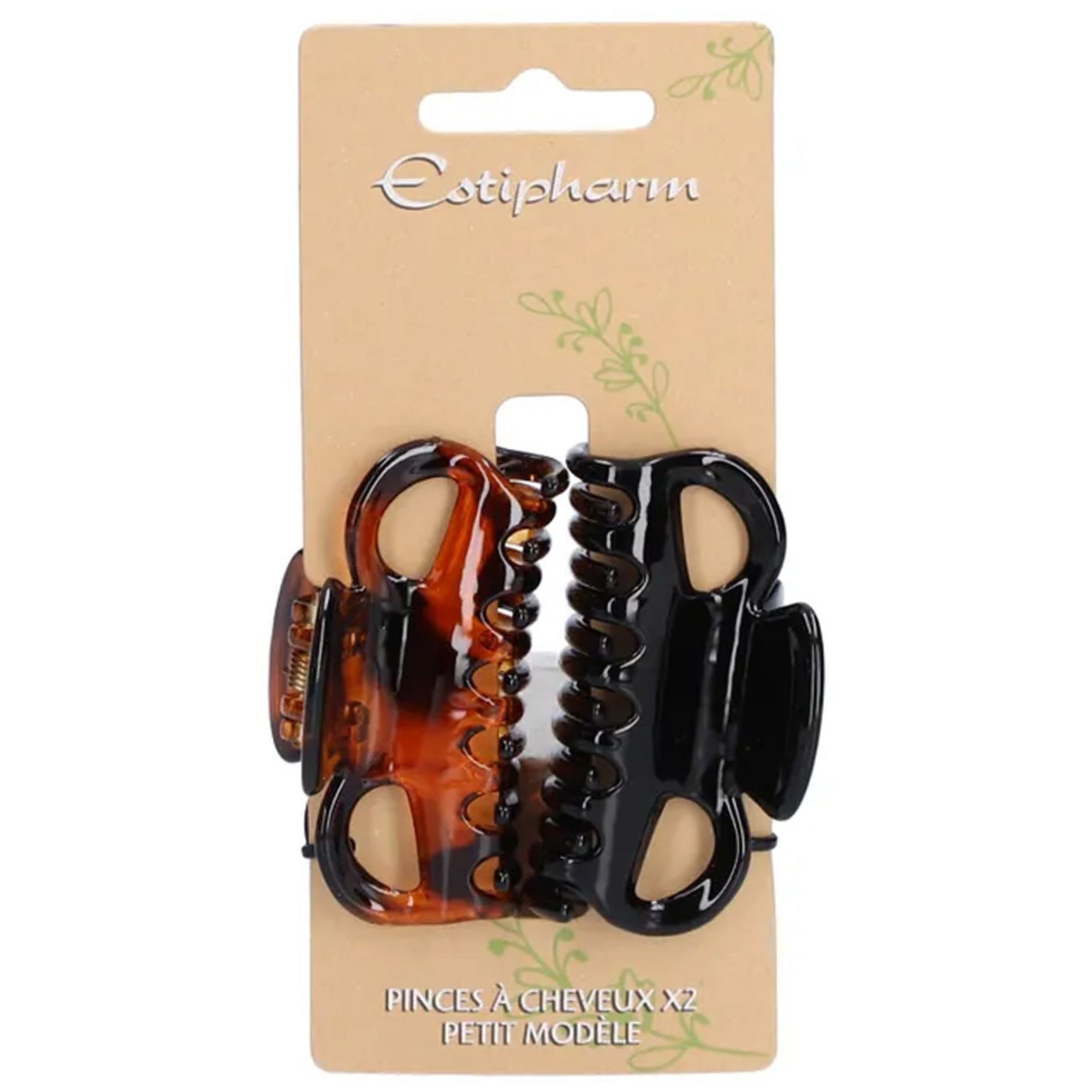 Estipharm Haarklammern Kleines Modell 2 Stück 6x4x14 cm