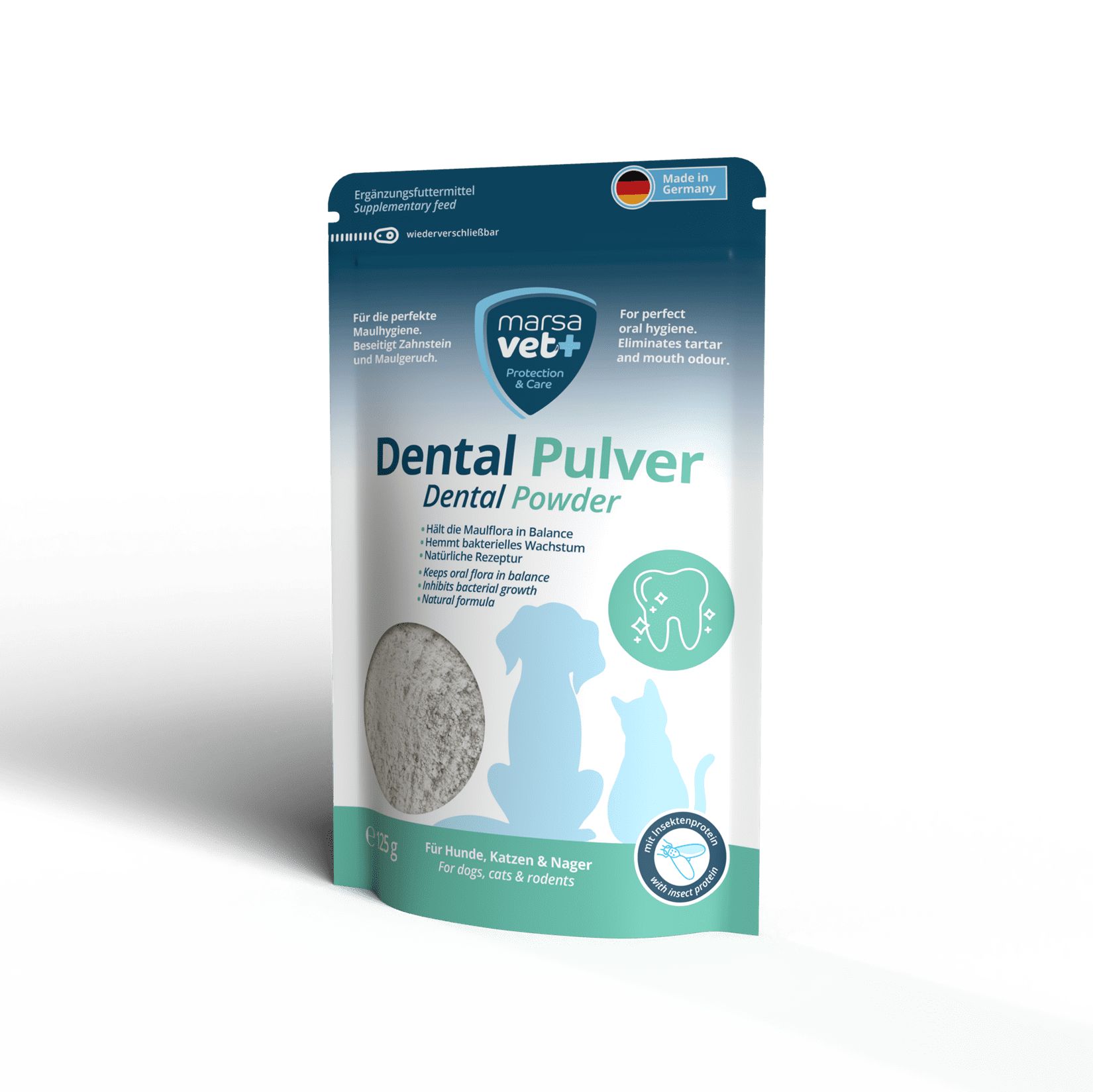 Marsavet Dental Zahnpulver für Hunde- 125 g 1 St Pulver