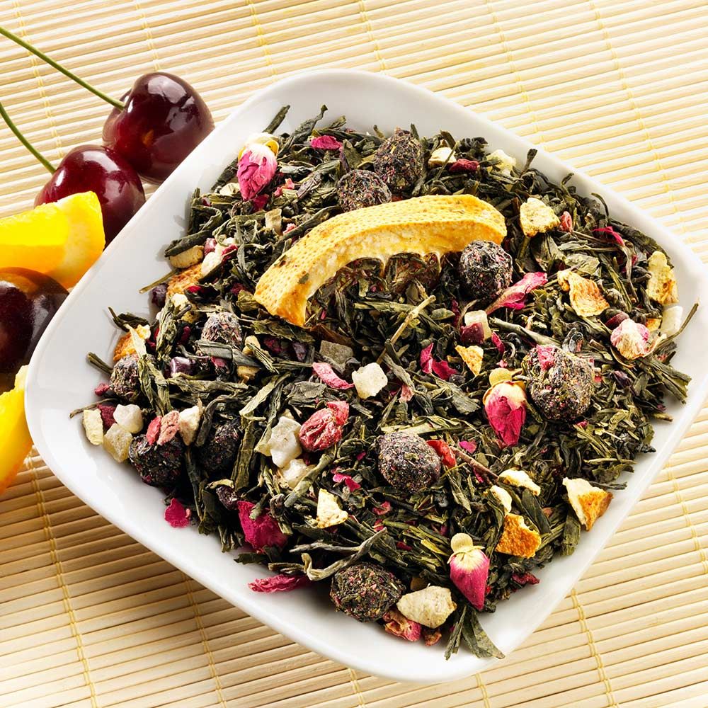 Schrader Sakuras Lächeln® Aromatisierter Grüner Tee