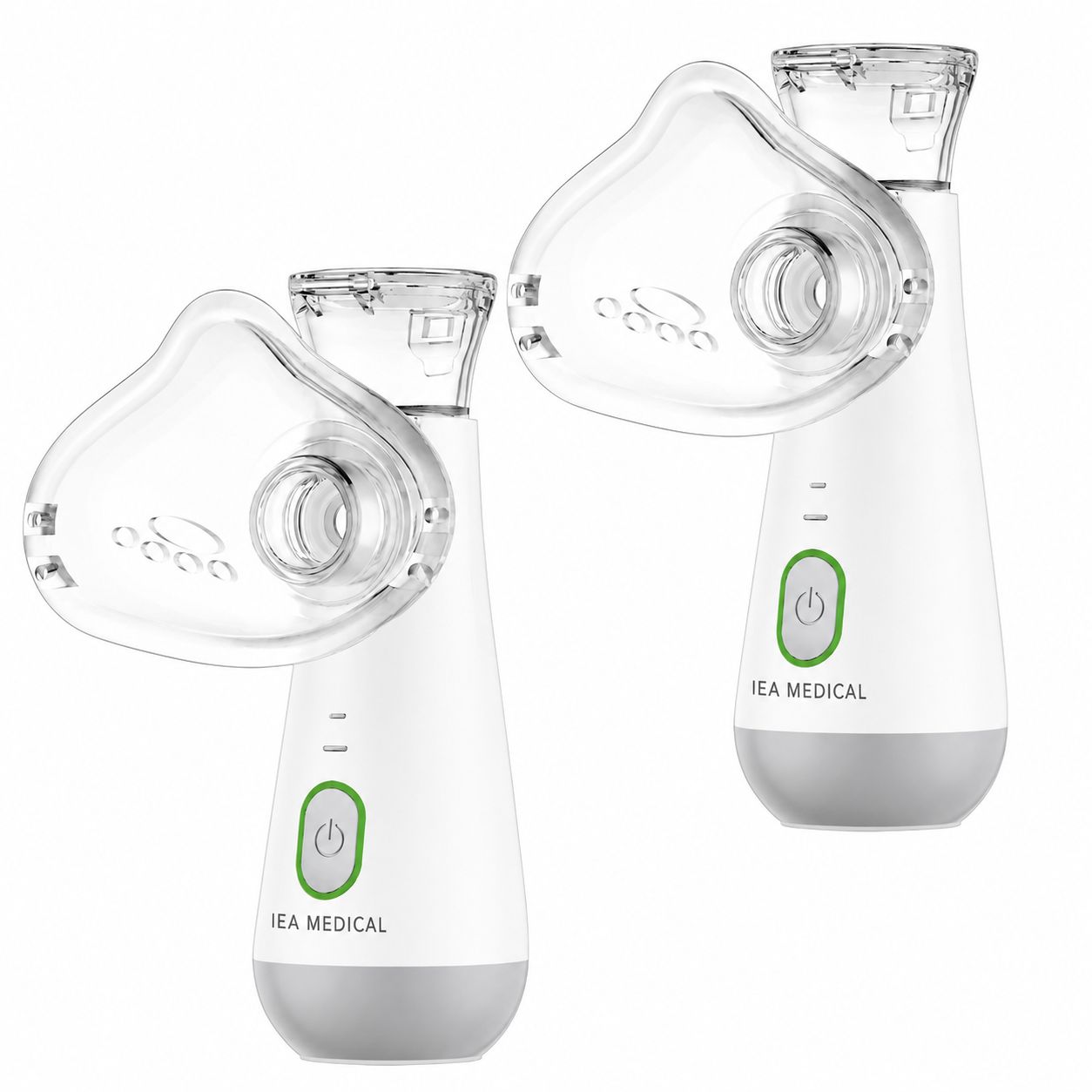 IEA Medical Inhalationsgerät Doppelpack in grau 2 St