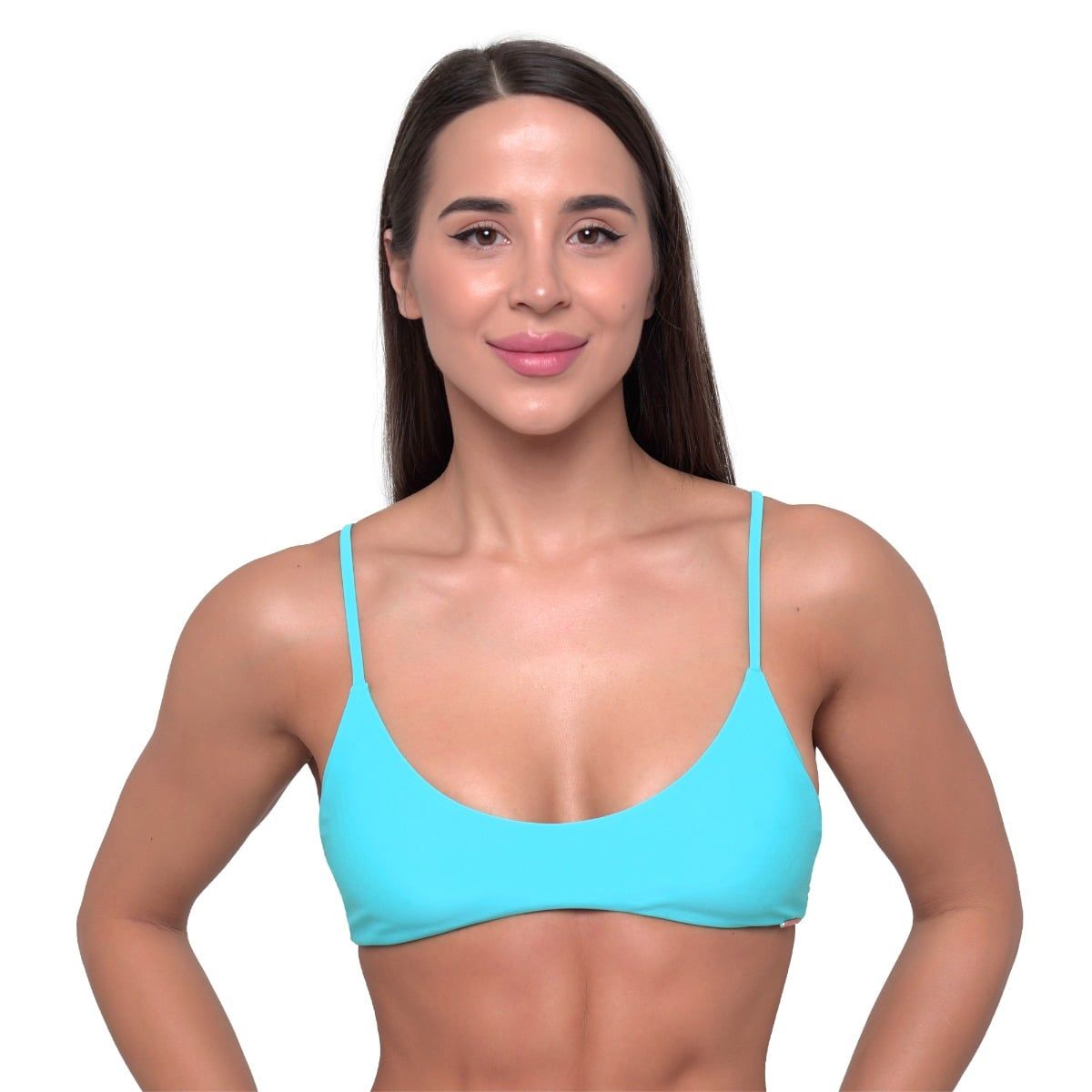 GymBeam Bikini-Oberteil Damen HAWAII mit verstellbaren Trägern Lagoon