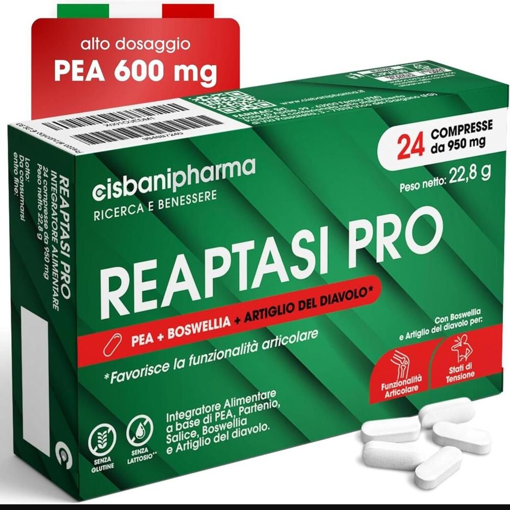Cisbani Pharma Reaptasi PRO - artiglio del diavolo e boswelia per il benessere articolare