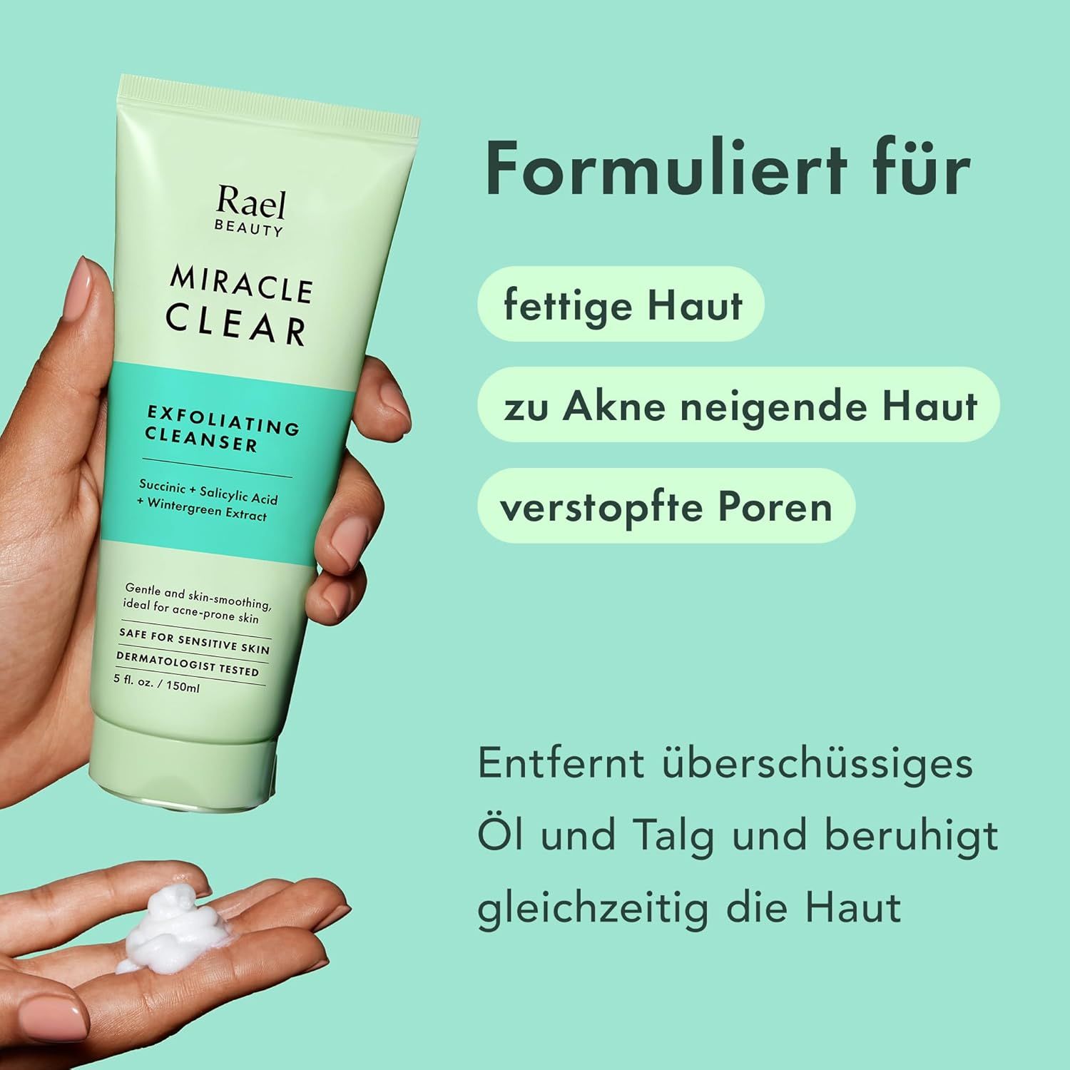 Rael Miracle Clear Anti Pickel Peeling Gesichtsreinigung