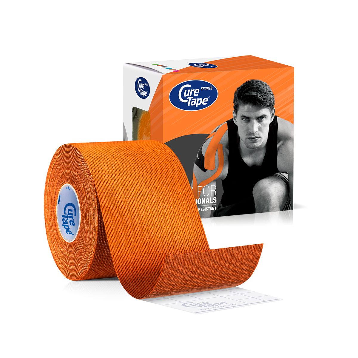 CureTape® Sports Orange, Kinesiotape + 25% Klebekraft