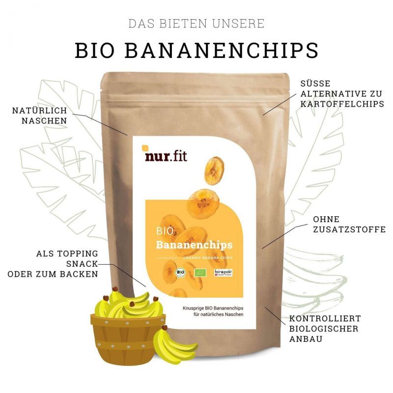 nur.fit BIO Schoko Bananen Snack Set