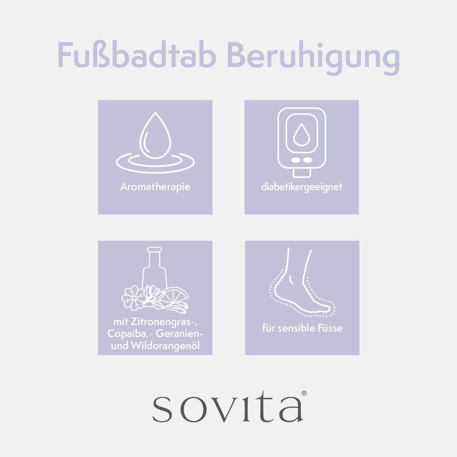 sovita Fußbadtab "Vitalität & Regeneration"