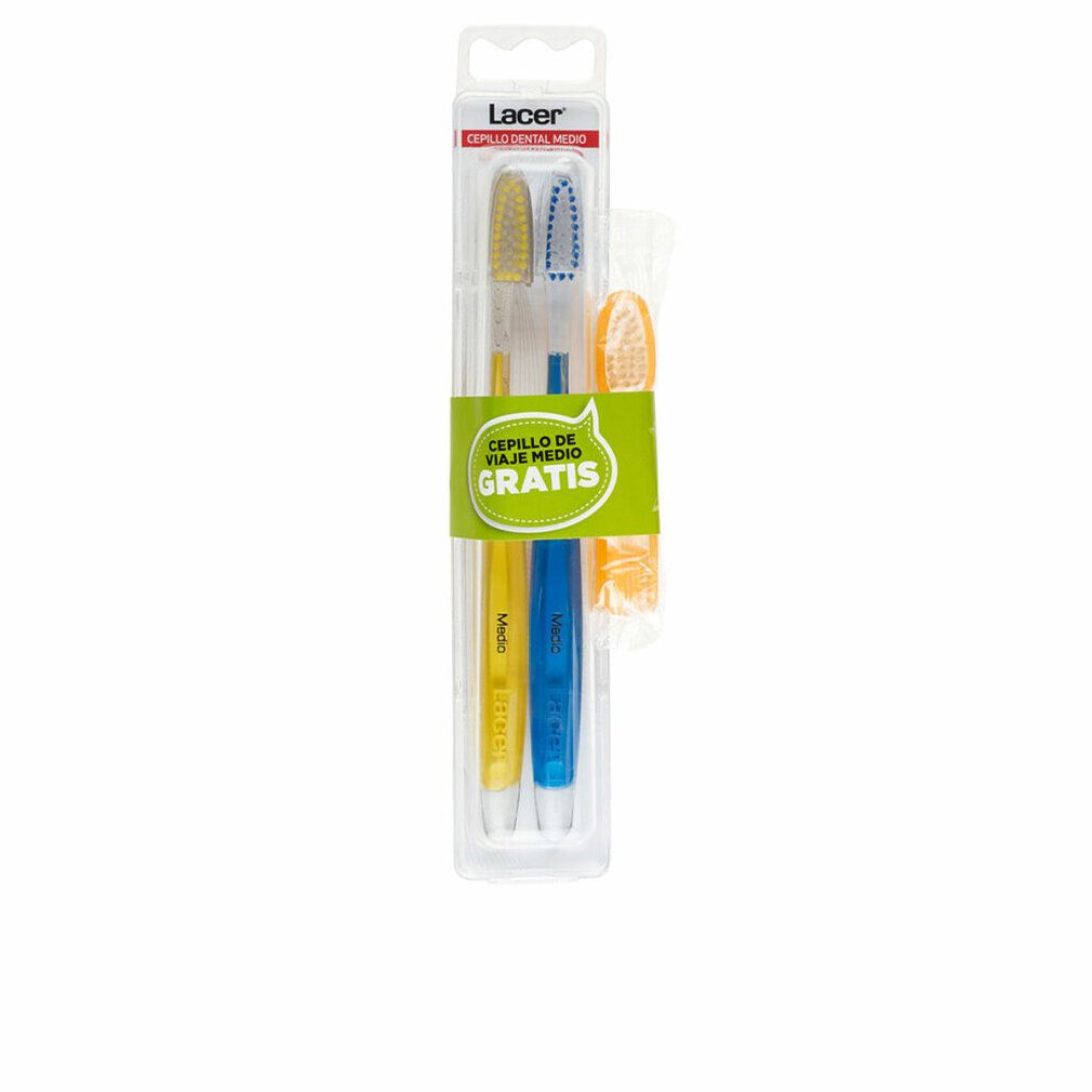 Lacer Medium Double Brush Reisebürste