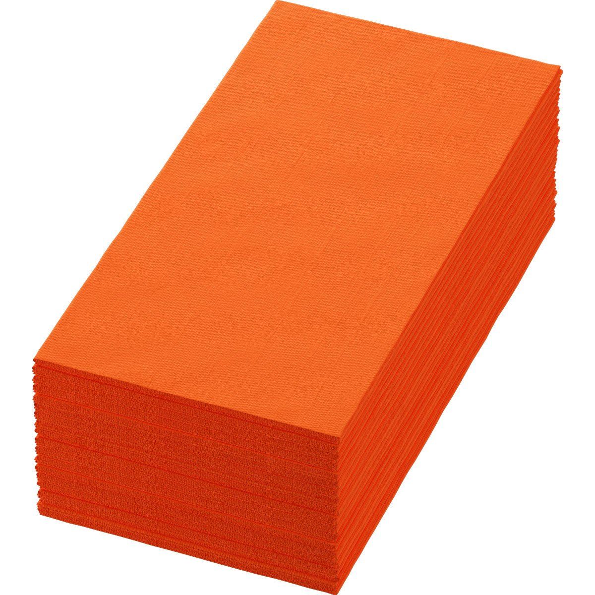 Zelltuchservietten 40 x 3-lagig 1/8 Buchfalz Sun Orange 6250 St Tücher