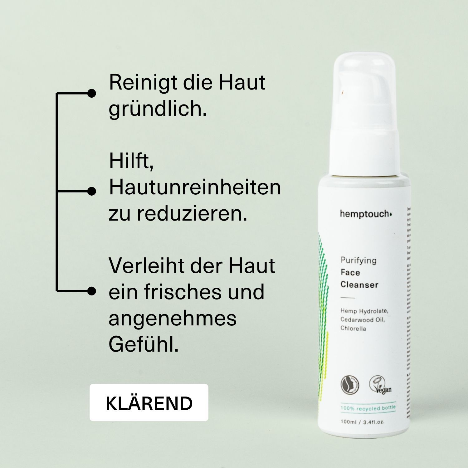 Hemptouch Klärendes Gesichtsreinigungsgel