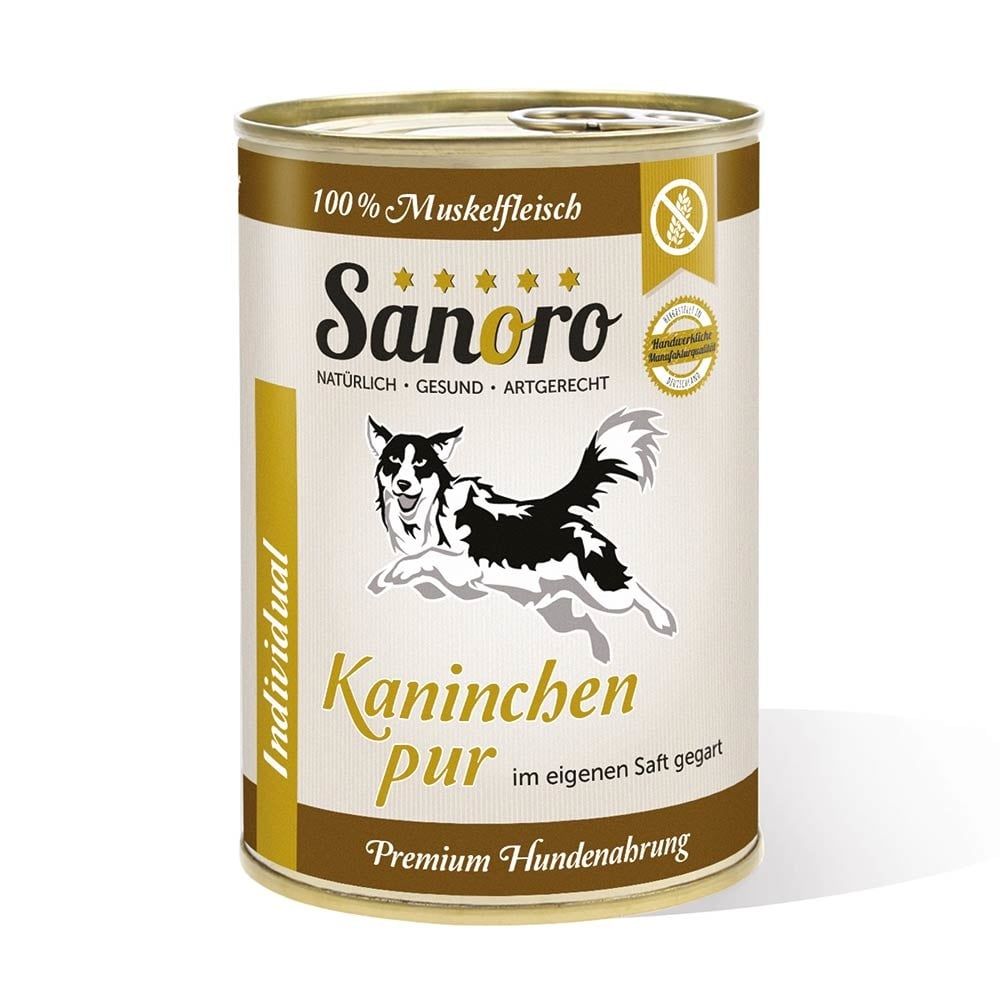 Sanoro - Kaninchen Pur - Pures Muskelfleisch vom Kaninchen
