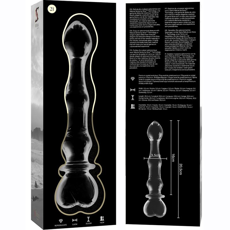 Nebula Series By Ibiza - Modell 21 - Dildo Borosilikatglas