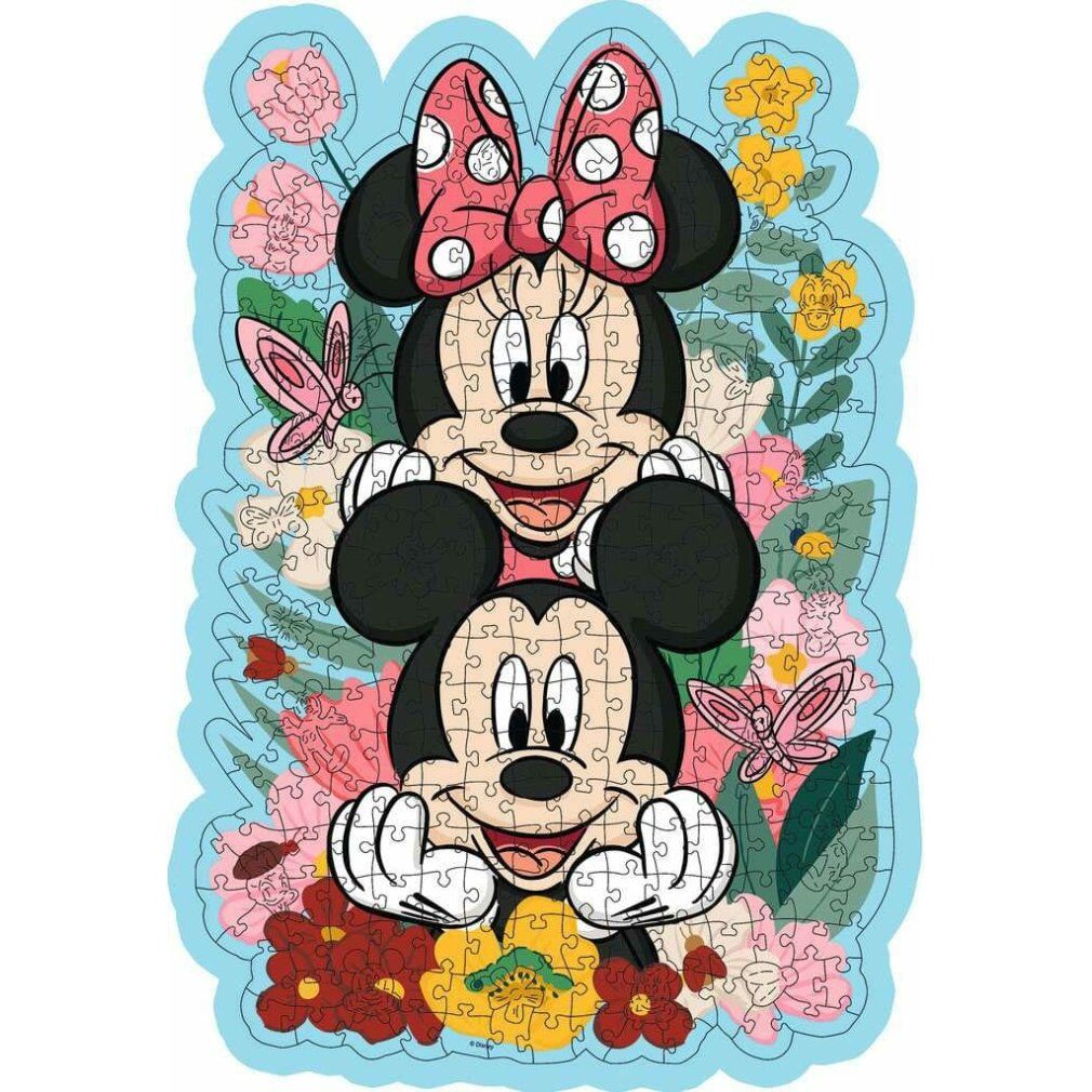 Disney wooden Holz-Puzzle Mickey & Minnie (300 Teile)