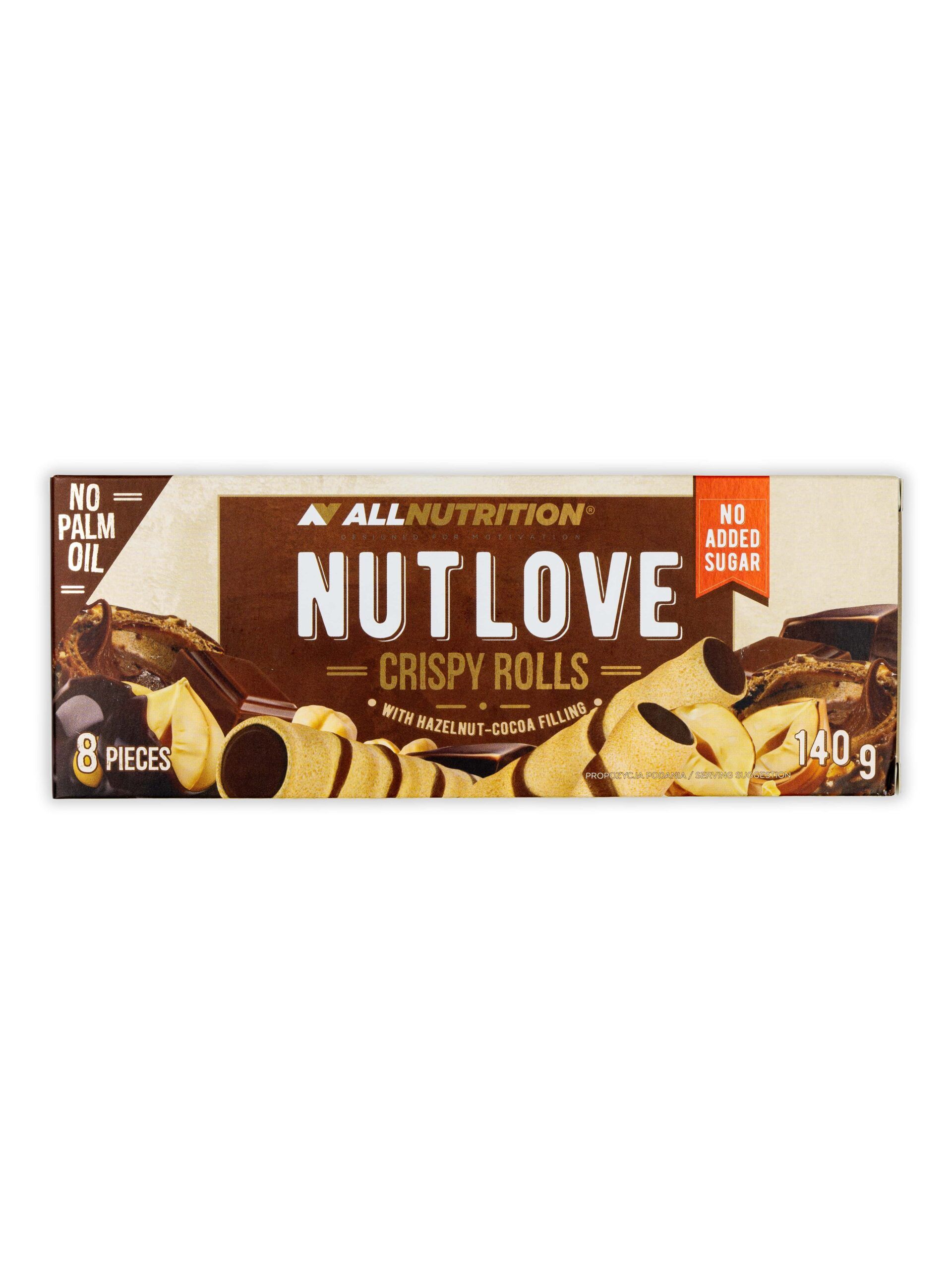 Allnutrition Nutlove Crispy Rolls with Hazelnut-Cocoa Filling