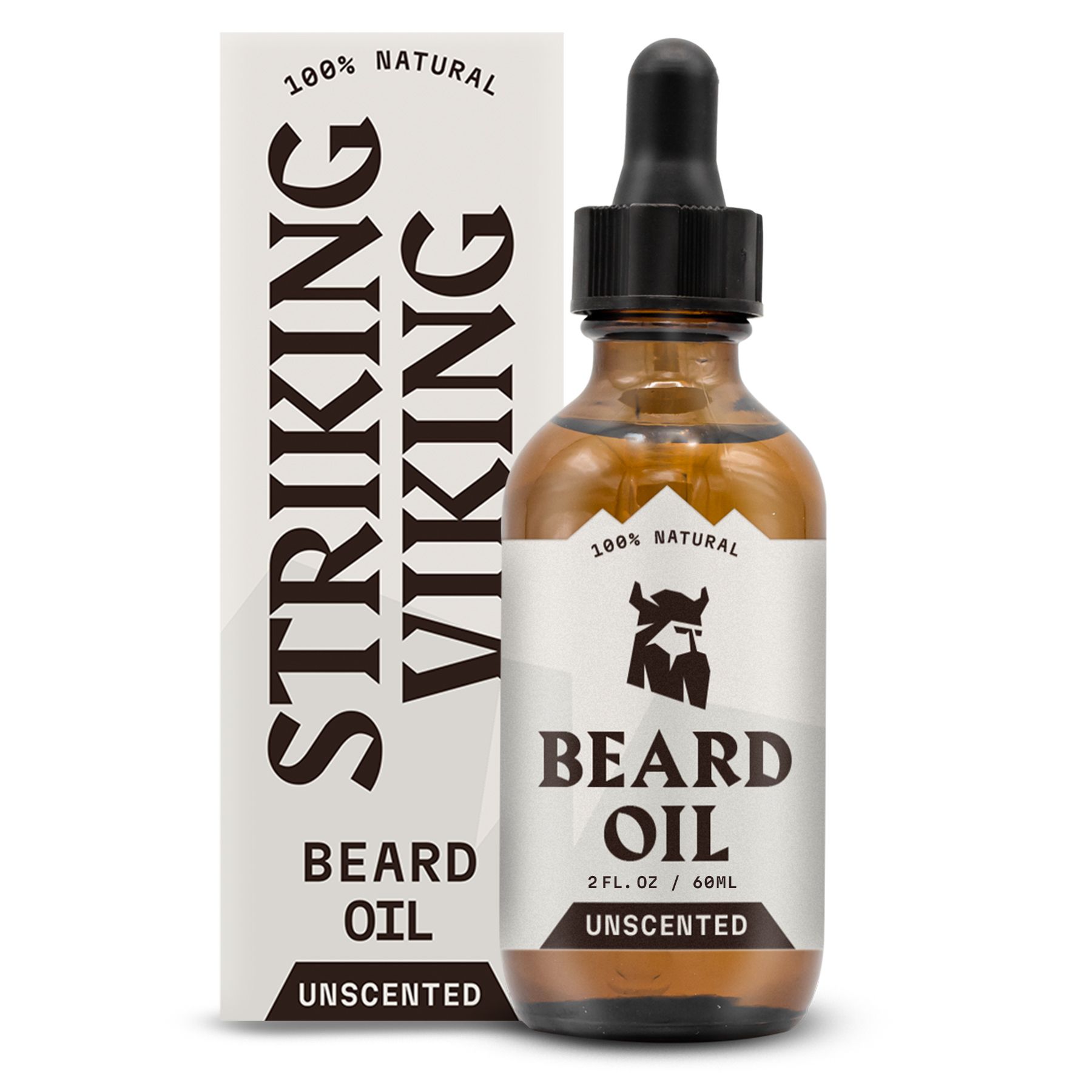 Bartölflasche neben einer Verpackungsbox mit der Aufschrift "STRIKING VIKING".