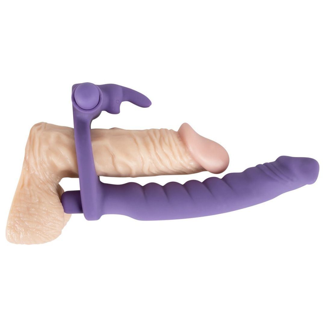 You2Toys Vibro-Penisring mit Dildo „Double Delight“