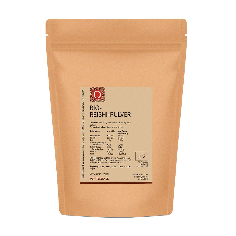 Reishi-Pulver in Bioqualität von Quintessence