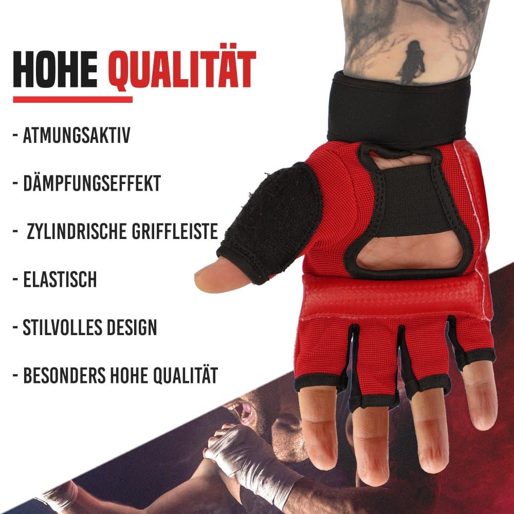 Sport-Knight® MMA Boxhandschuhe Rot M 1 P