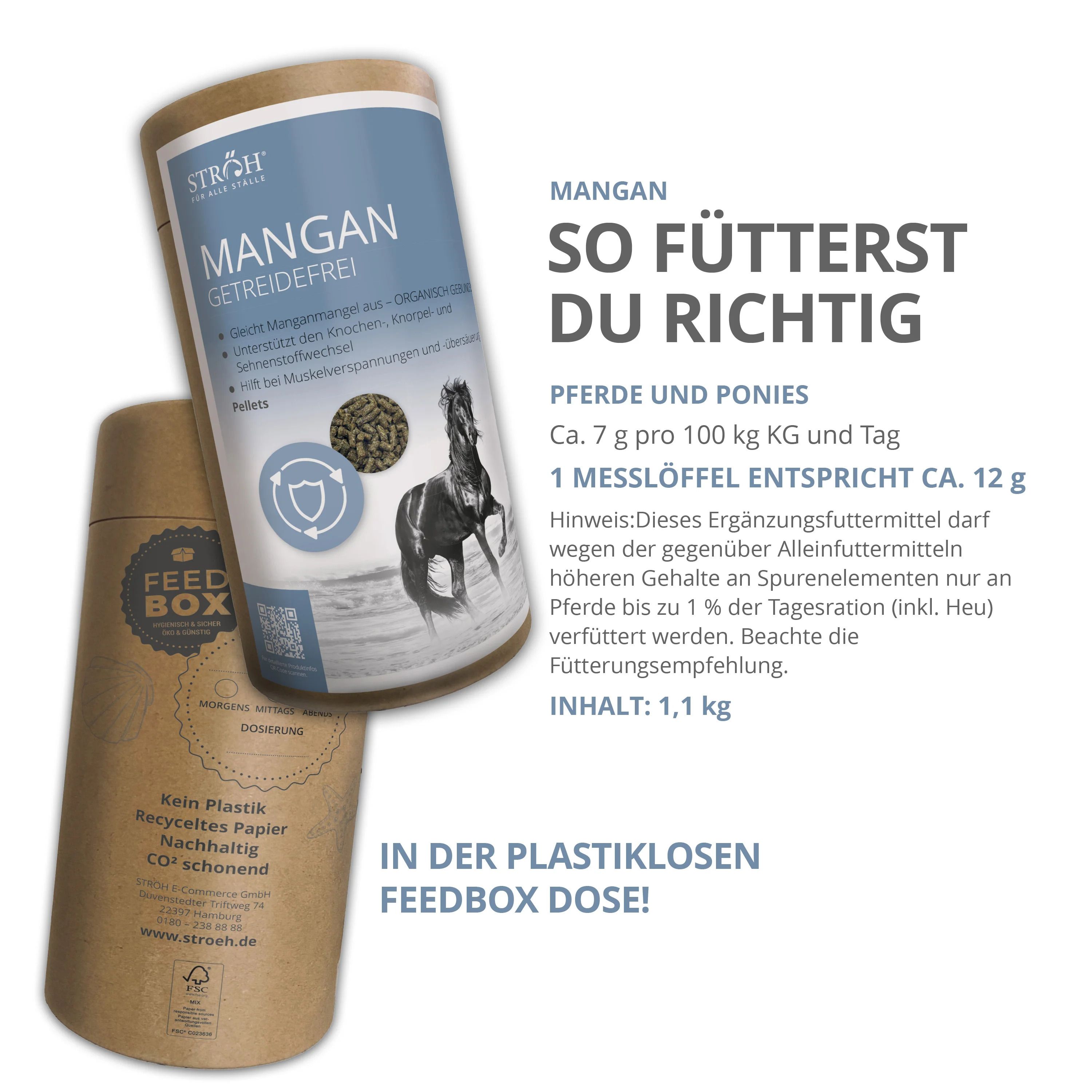 STRÖH Mangan  Feedbox Dose