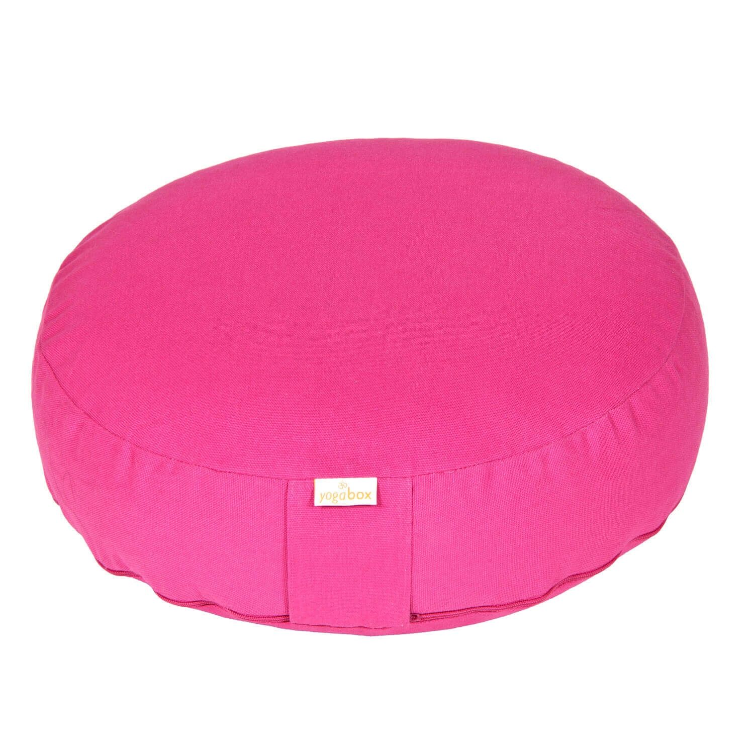 yogabox Meditationskissen Basic extra Flach - magenta 35 x 8,0 cm 1 St