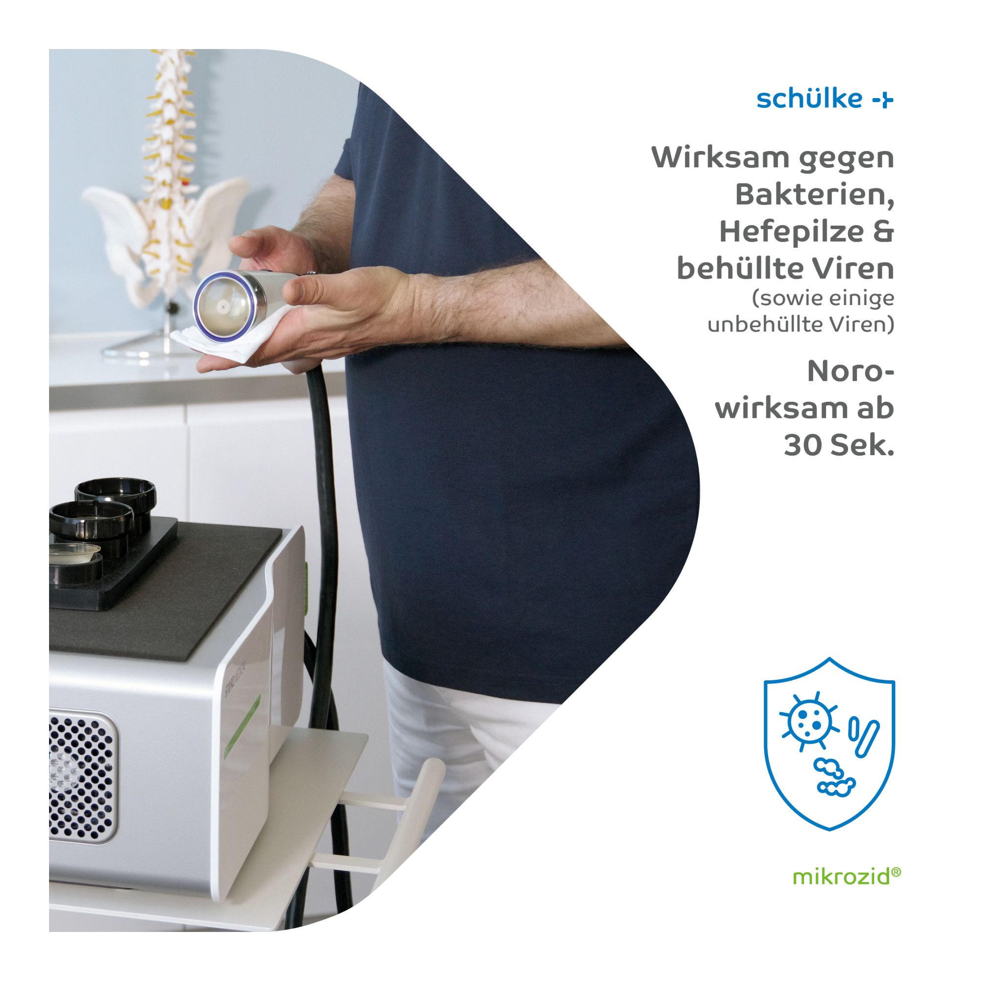 Schülke - mikrozid® universal p wipes free line - Desinfektionstücher für Oberflächen