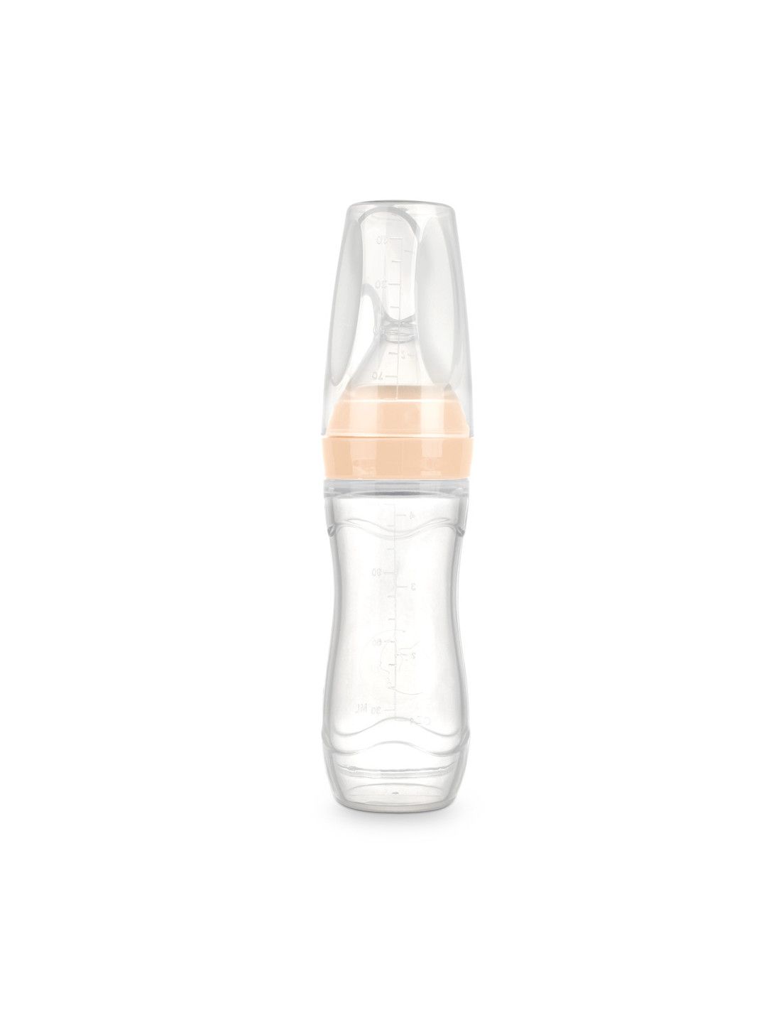 Haakaa Squeeze Fütter-Flasche mit Löffel