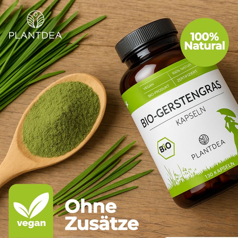PlantDEA Bio Gerstengras Kapseln