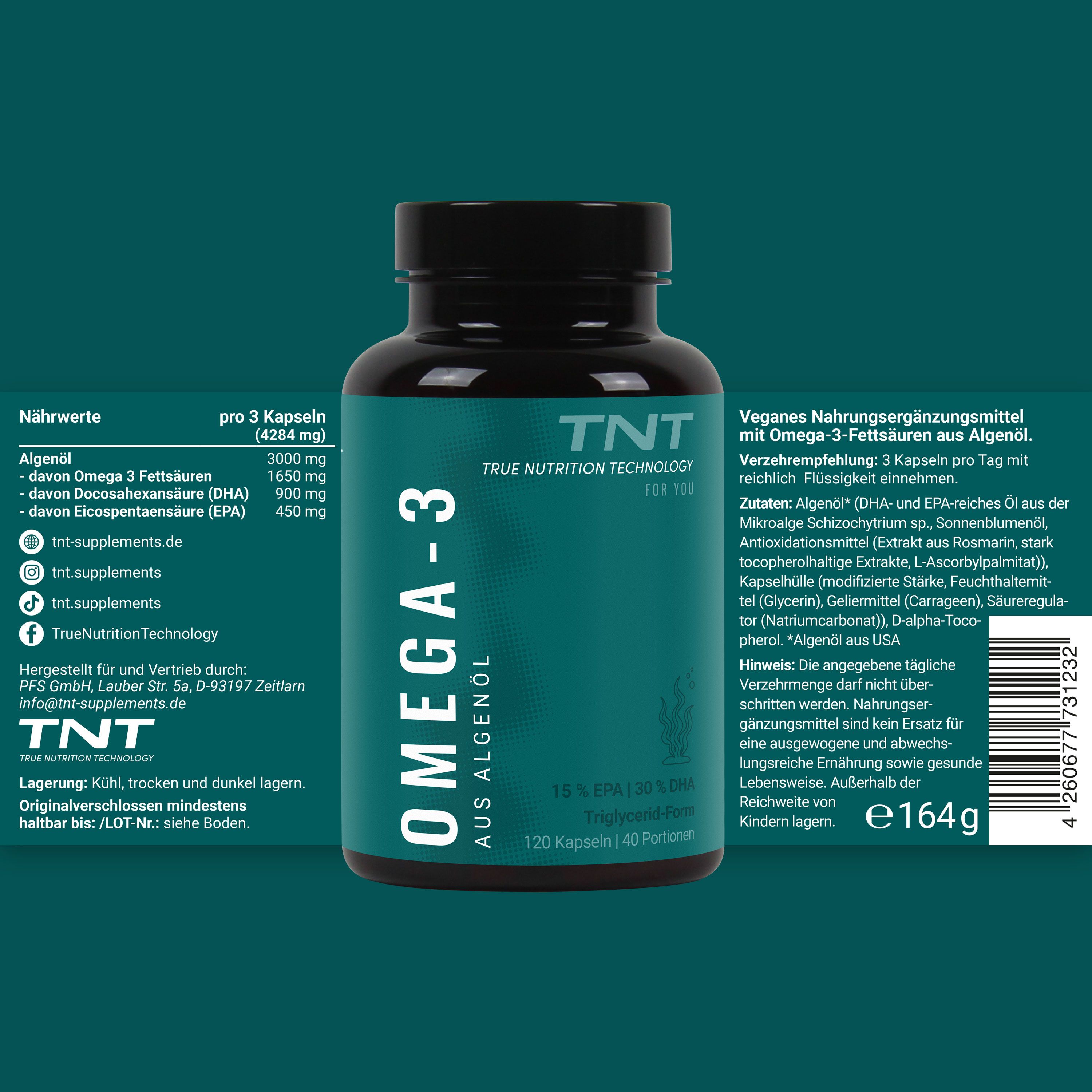 TNT Omega-3 aus Algenöl