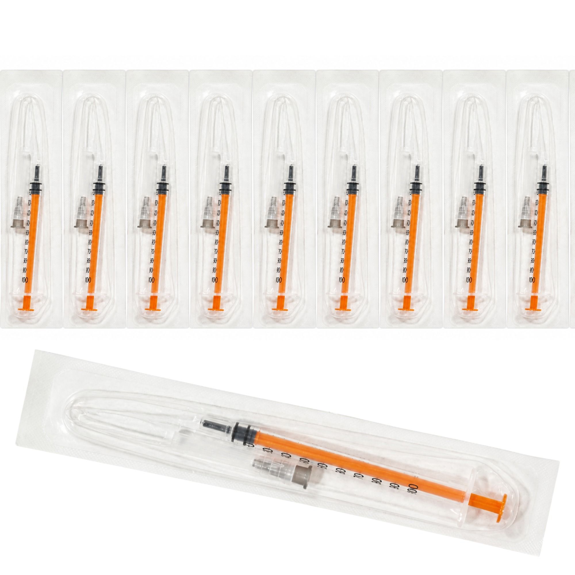 dicoSULIN Insulinspritze für U-100 Insulin 10 St Spritzen