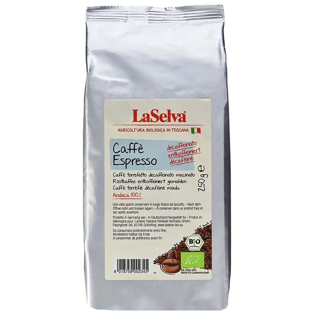 LaSelva Bio Caffè Espresso entcoffeiniert gemahlen
