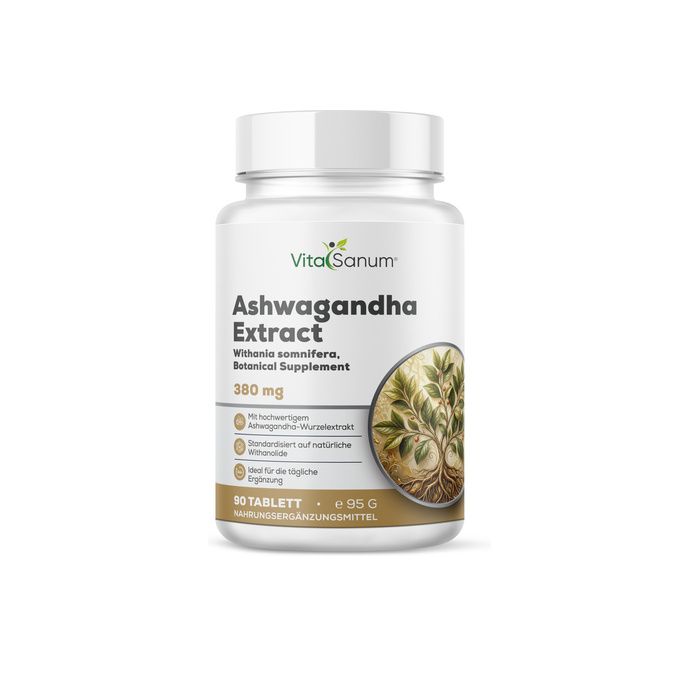 VitaSanum® Ashwagandha-Extrakt – 1 Tablette Tagesportion 200 St Tabletten