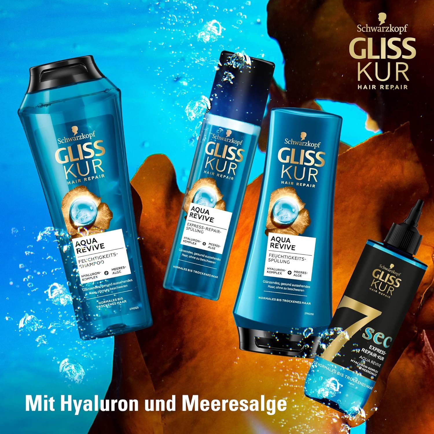 Schwarzkopf Gliss Kur 7 Sec Express-Repair-Kur Aqua Revive