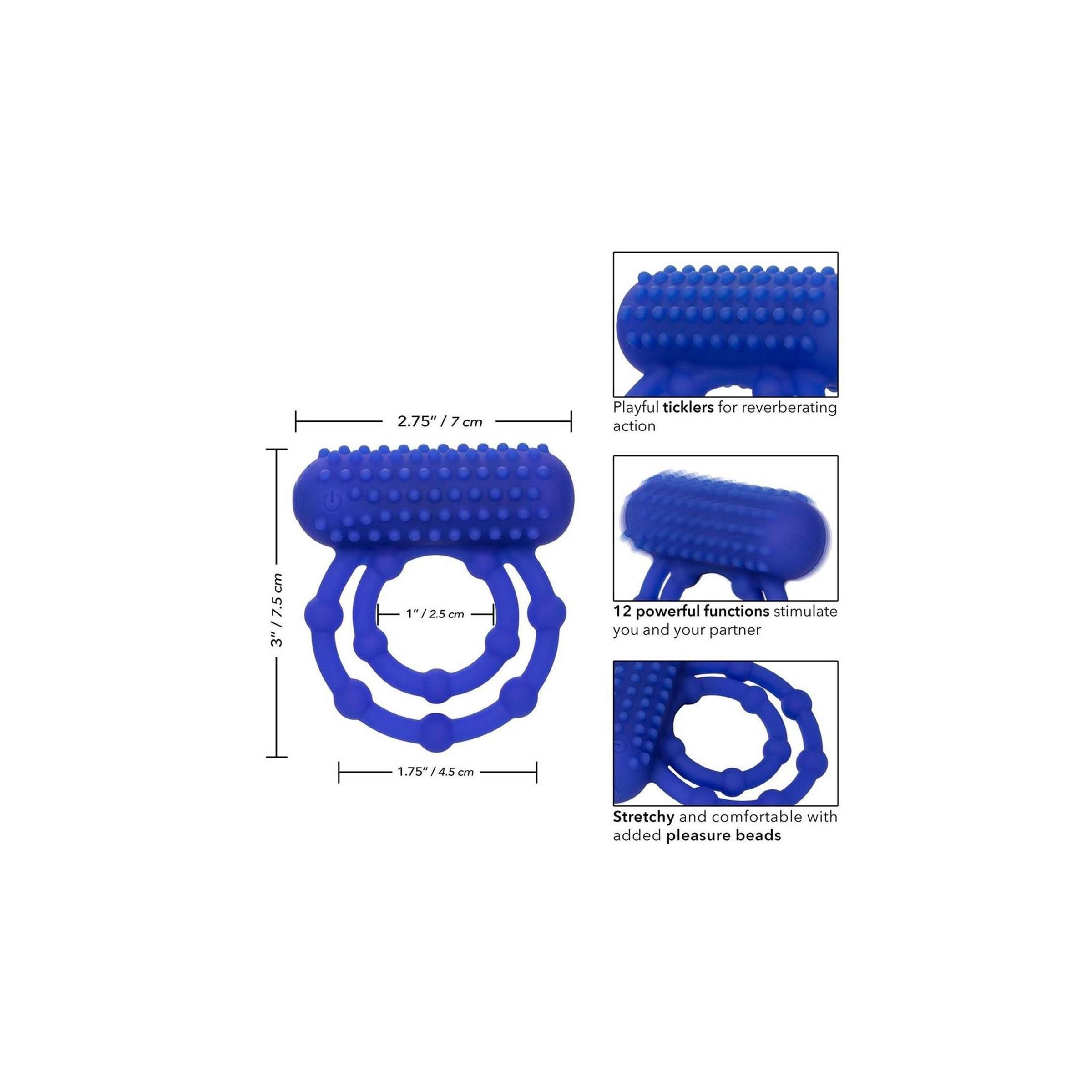 CalExotics - 10 Bead Maximus Ring