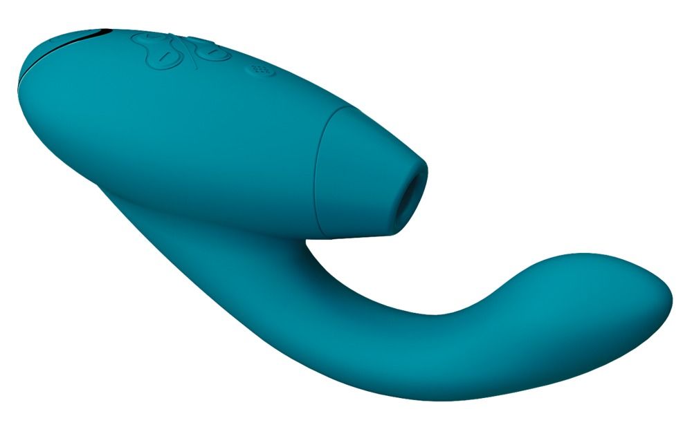 Womanizer Duo 2 Druckwellenstimulator mit G-Punkt Vibrationsarm grün