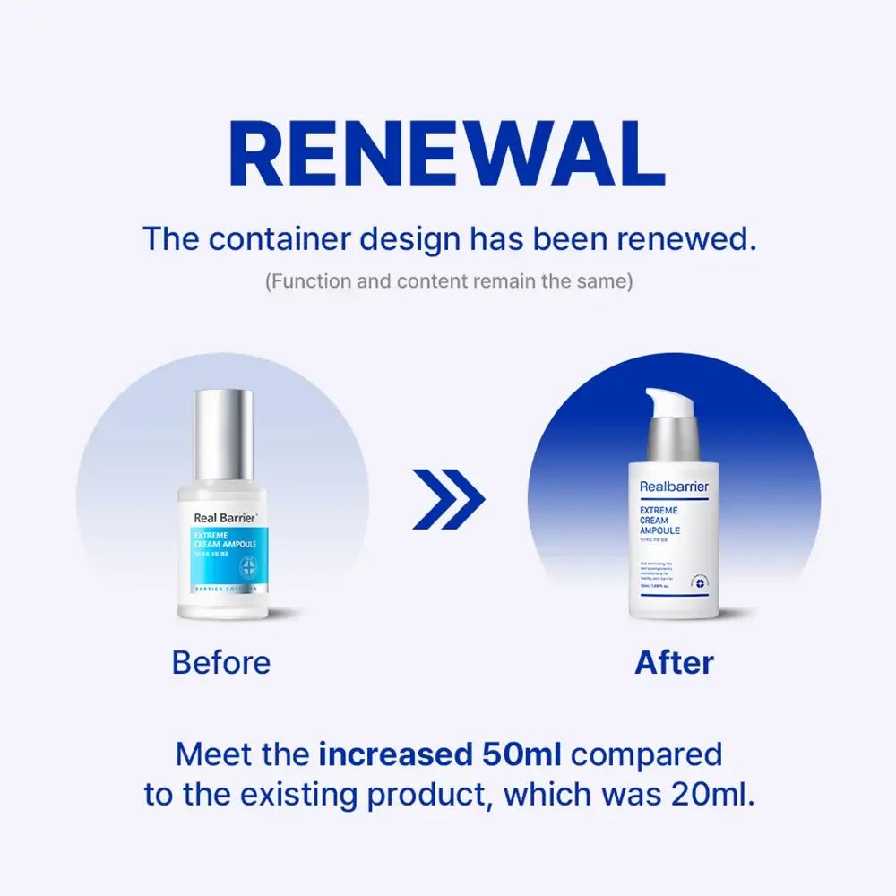 REAL BARRIER Extreme Cream Ampoule – stärkendes & beruhigendes Feuchtigkeitsserum