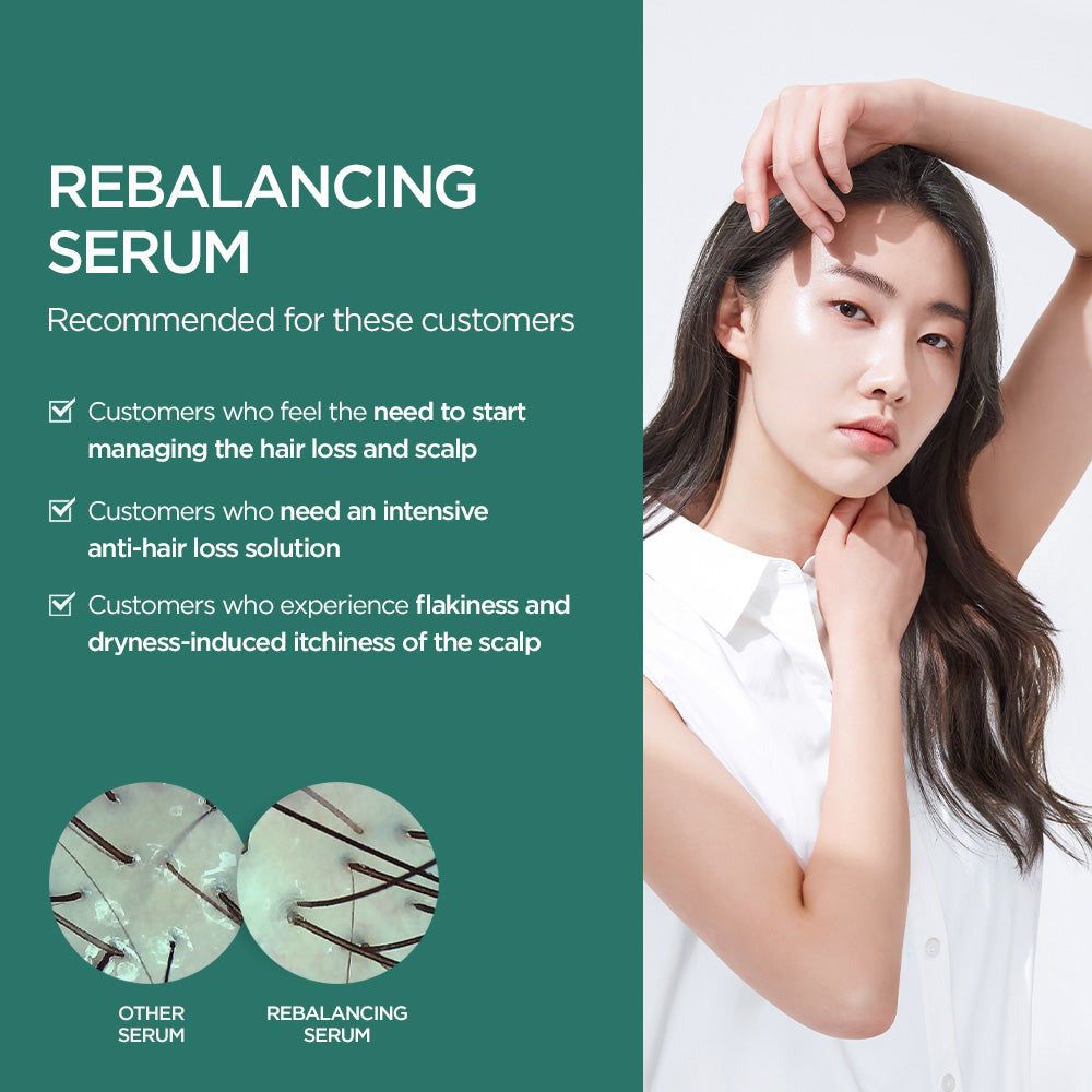 Ayunche Rebalancing Serum: Empfehlungen und Kopfhautanalyse.
